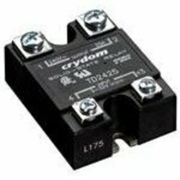 Crydom Solid State Relays - Industrial Mount Ssr Relay, Panel Mount, 240Vac/25A, 3-32Vdc In, Triac, Faston TD2425F